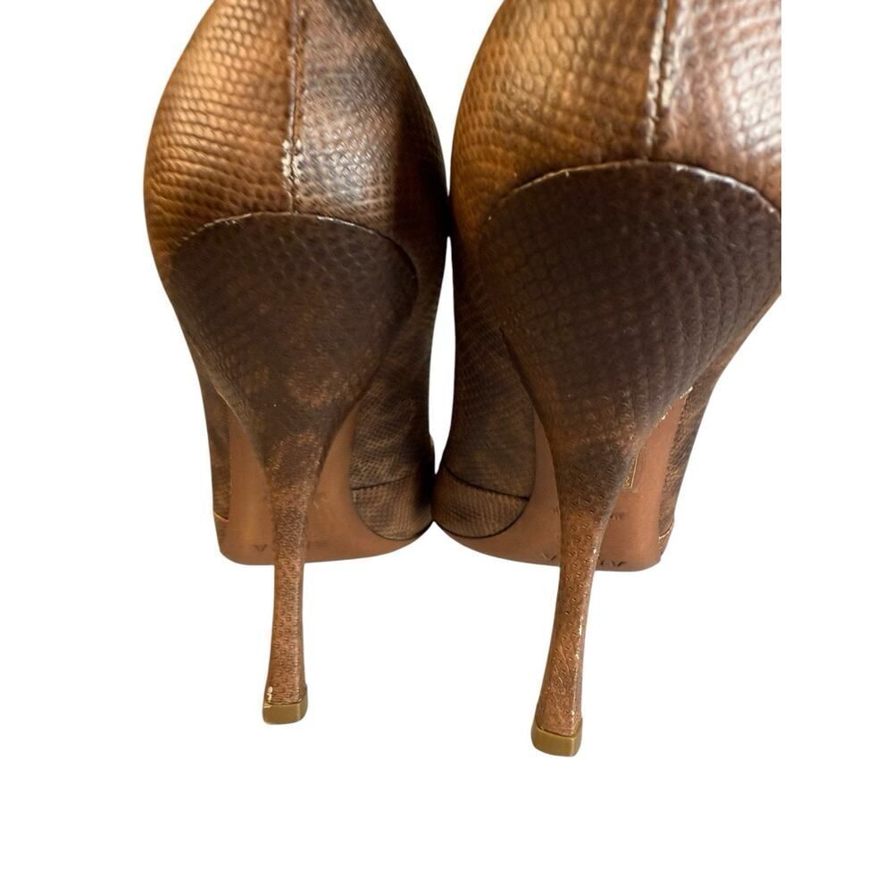 Alaa Python Embossed Leather Pointed Toe Stiletto… - image 6